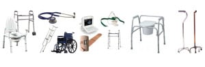 Home Medical Equipment for caregiving at home.