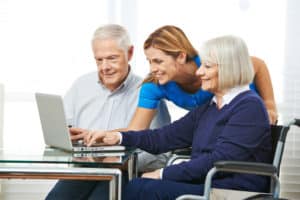 When caregiving includes computer assistance